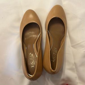 Ralph Lauren tan heels